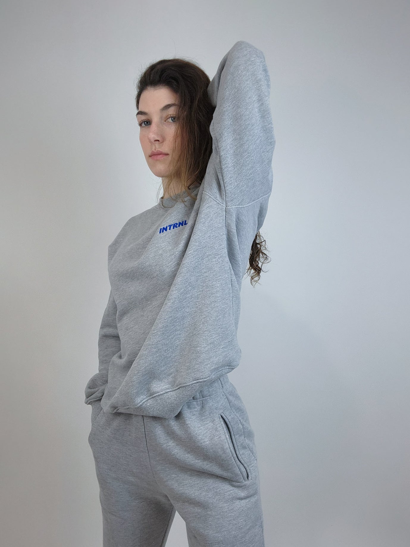 Old School Sweatshirt Gray